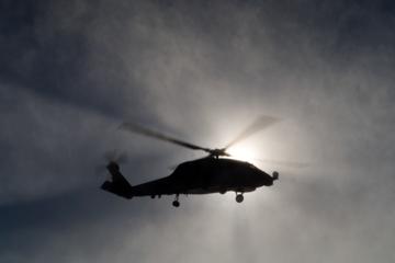 Helicopter silhouette