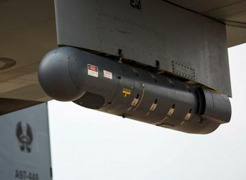 Litening pod mounted to C-130J