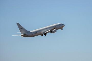 Aircraft (P-8A) taking off