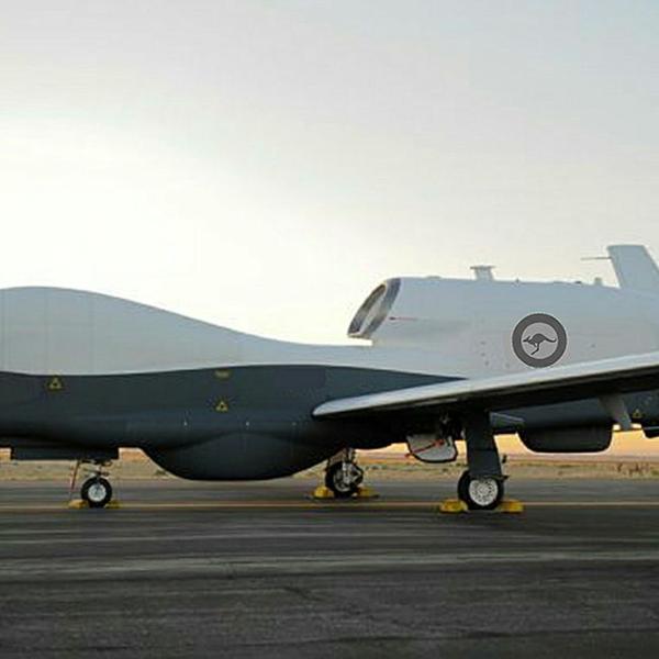 Aircraft (Triton UAS) on ground